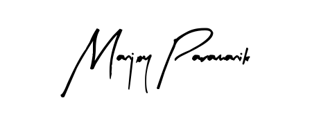 Create an unforgettable impression when signing with Manjoy Paramanik name styled in Arty Signature typography. 100% free online generator. Manjoy Paramanik signature style 8 images and pictures png