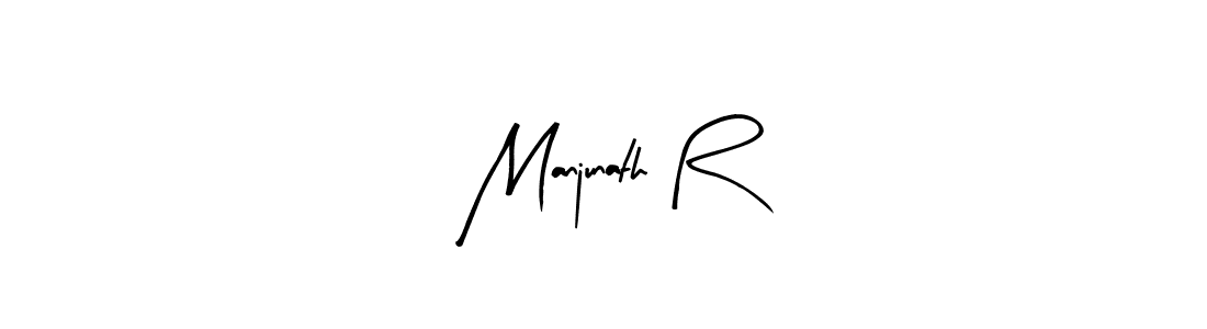 How to make Manjunath R name signature. Use Arty Signature style for creating short signs online. This is the latest handwritten sign. Manjunath R signature style 8 images and pictures png