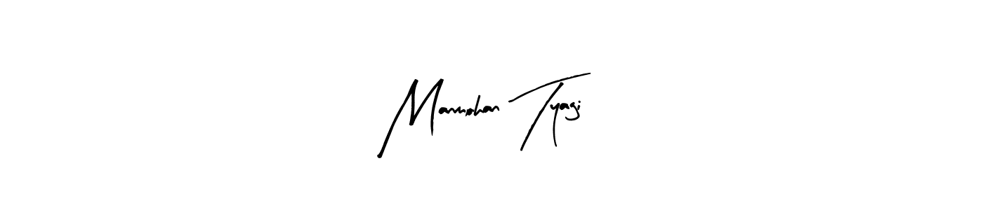 Also You can easily find your signature by using the search form. We will create Manmohan Tyagi name handwritten signature images for you free of cost using Arty Signature sign style. Manmohan Tyagi signature style 8 images and pictures png