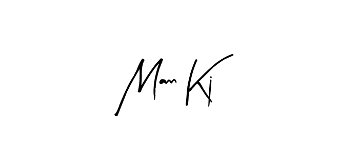 Similarly Arty Signature is the best handwritten signature design. Signature creator online .You can use it as an online autograph creator for name Mann Kj. Mann Kj signature style 8 images and pictures png