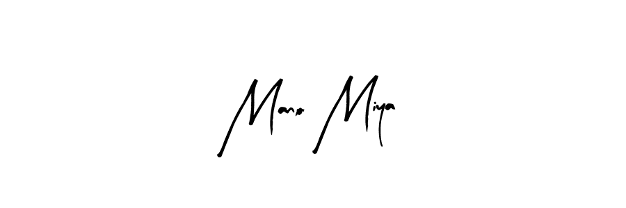 Create a beautiful signature design for name Mano Miya. With this signature (Arty Signature) fonts, you can make a handwritten signature for free. Mano Miya signature style 8 images and pictures png