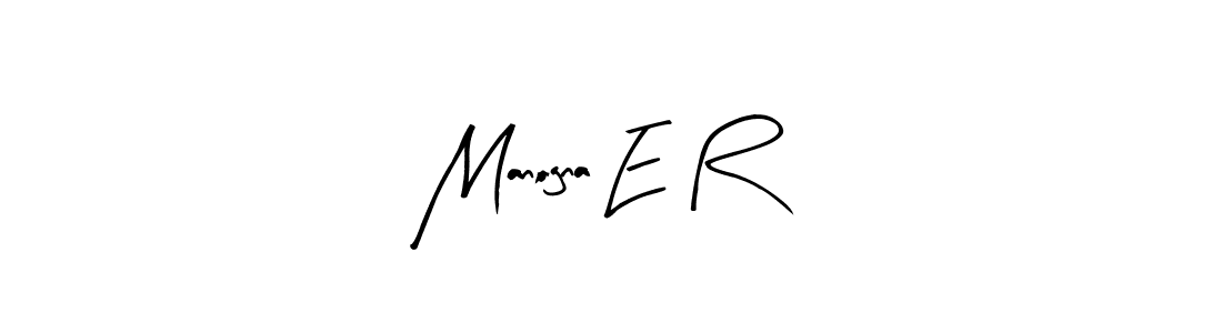 Also You can easily find your signature by using the search form. We will create Manogna E R name handwritten signature images for you free of cost using Arty Signature sign style. Manogna E R signature style 8 images and pictures png