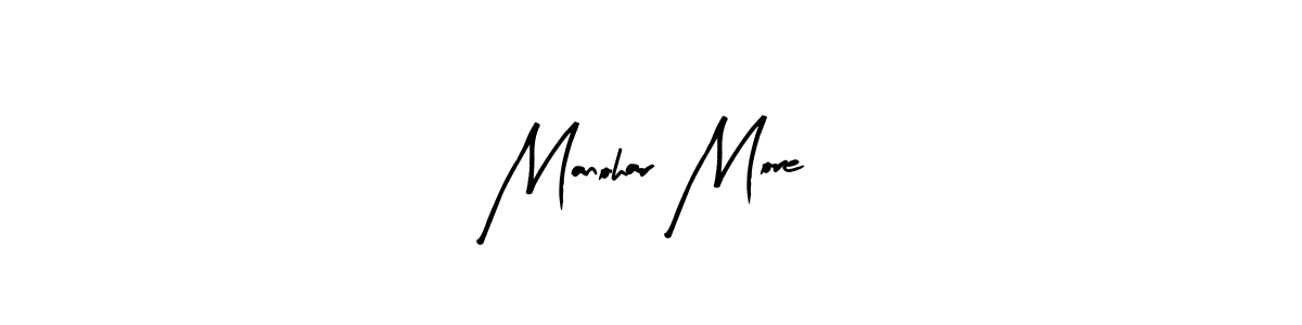 It looks lik you need a new signature style for name Manohar More. Design unique handwritten (Arty Signature) signature with our free signature maker in just a few clicks. Manohar More signature style 8 images and pictures png