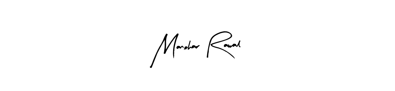 Make a beautiful signature design for name Manohar Rawal. Use this online signature maker to create a handwritten signature for free. Manohar Rawal signature style 8 images and pictures png