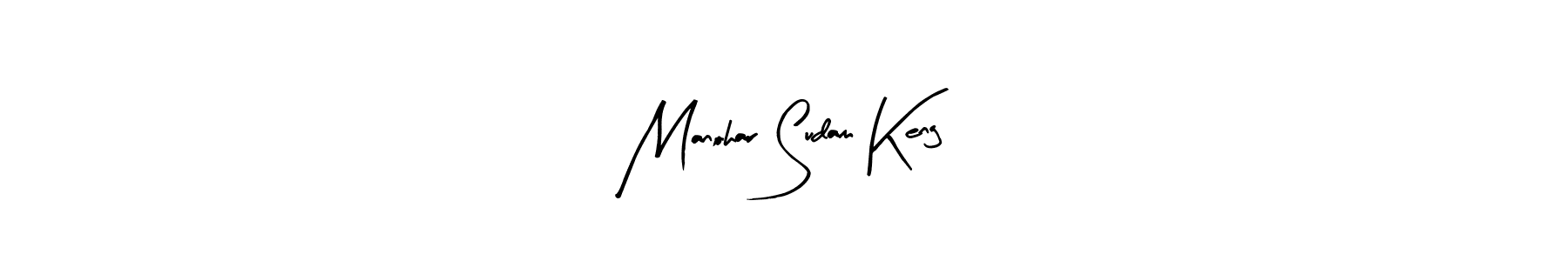 You should practise on your own different ways (Arty Signature) to write your name (Manohar Sudam Keng) in signature. don't let someone else do it for you. Manohar Sudam Keng signature style 8 images and pictures png