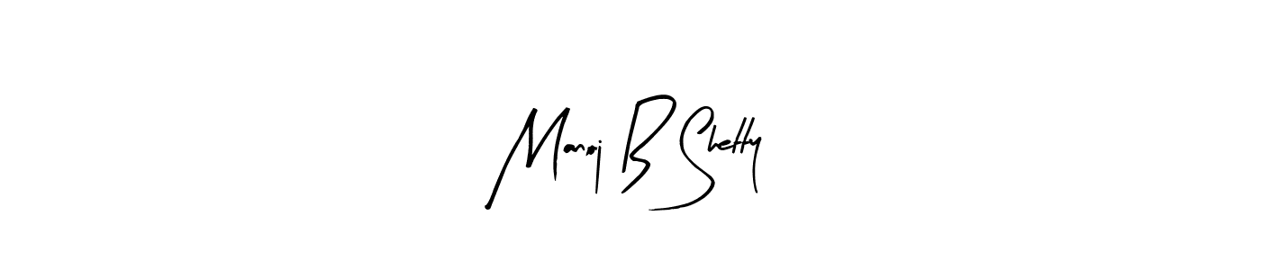 Also we have Manoj B Shetty name is the best signature style. Create professional handwritten signature collection using Arty Signature autograph style. Manoj B Shetty signature style 8 images and pictures png