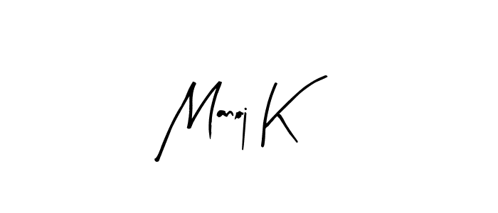 Manoj K stylish signature style. Best Handwritten Sign (Arty Signature) for my name. Handwritten Signature Collection Ideas for my name Manoj K. Manoj K signature style 8 images and pictures png