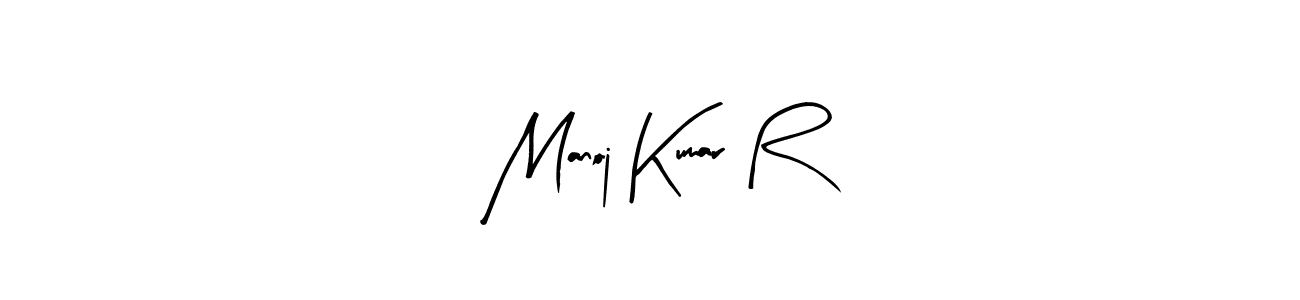 Make a beautiful signature design for name Manoj Kumar R. Use this online signature maker to create a handwritten signature for free. Manoj Kumar R signature style 8 images and pictures png