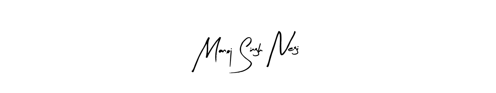 Use a signature maker to create a handwritten signature online. With this signature software, you can design (Arty Signature) your own signature for name Manoj Singh Negi. Manoj Singh Negi signature style 8 images and pictures png