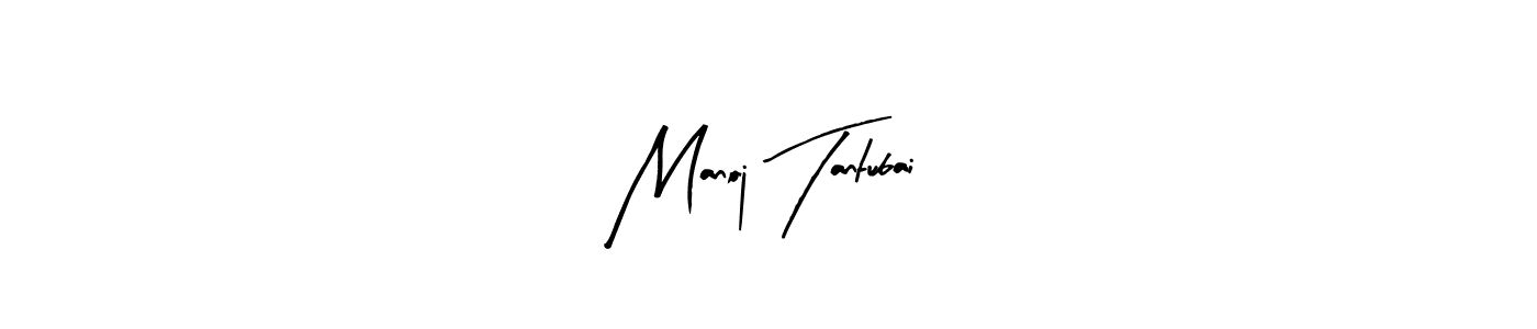 Design your own signature with our free online signature maker. With this signature software, you can create a handwritten (Arty Signature) signature for name Manoj Tantubai. Manoj Tantubai signature style 8 images and pictures png