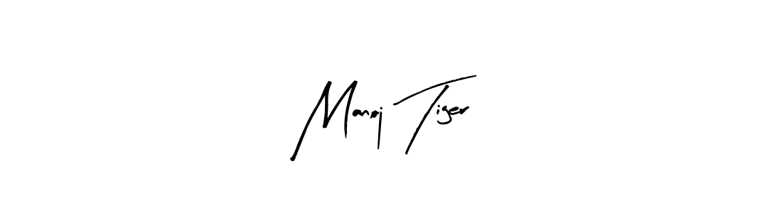 Create a beautiful signature design for name Manoj Tiger. With this signature (Arty Signature) fonts, you can make a handwritten signature for free. Manoj Tiger signature style 8 images and pictures png