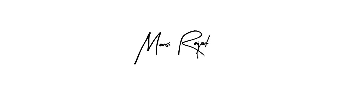 How to make Mansi Rajput signature? Arty Signature is a professional autograph style. Create handwritten signature for Mansi Rajput name. Mansi Rajput signature style 8 images and pictures png