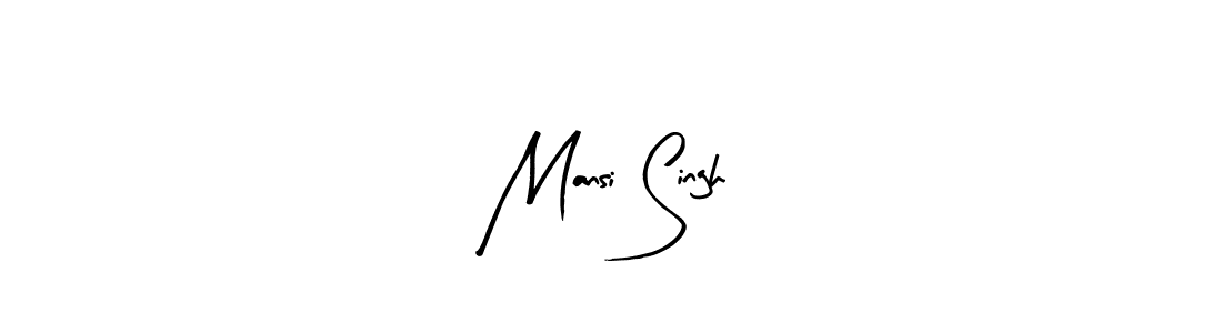 Design your own signature with our free online signature maker. With this signature software, you can create a handwritten (Arty Signature) signature for name Mansi Singh. Mansi Singh signature style 8 images and pictures png