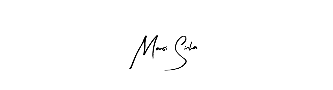 Also we have Mansi Sinha name is the best signature style. Create professional handwritten signature collection using Arty Signature autograph style. Mansi Sinha signature style 8 images and pictures png