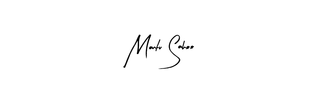 How to make Mantu Sahoo name signature. Use Arty Signature style for creating short signs online. This is the latest handwritten sign. Mantu Sahoo signature style 8 images and pictures png