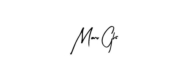 Also we have Manu Ghs name is the best signature style. Create professional handwritten signature collection using Arty Signature autograph style. Manu Ghs signature style 8 images and pictures png