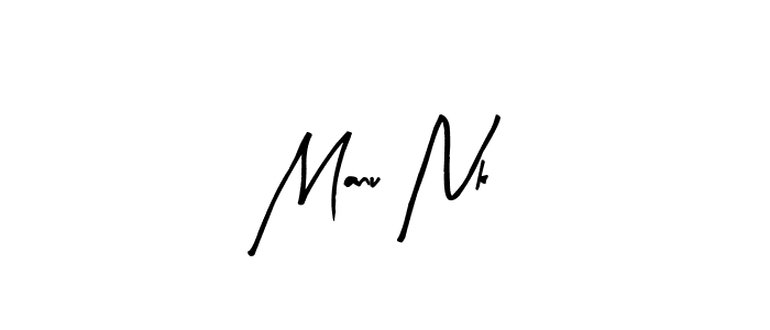 Make a beautiful signature design for name Manu Nk. Use this online signature maker to create a handwritten signature for free. Manu Nk signature style 8 images and pictures png