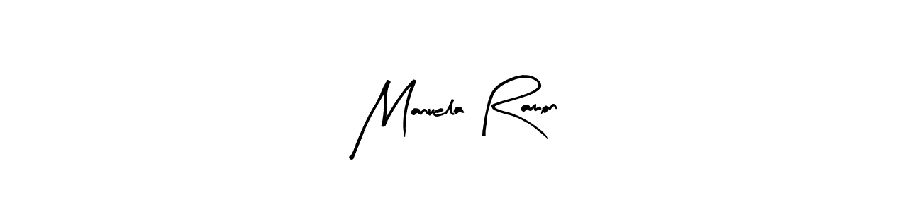 You can use this online signature creator to create a handwritten signature for the name Manuela Ramon. This is the best online autograph maker. Manuela Ramon signature style 8 images and pictures png