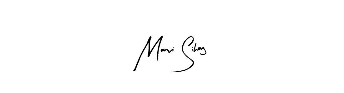 Design your own signature with our free online signature maker. With this signature software, you can create a handwritten (Arty Signature) signature for name Manvi Sihag. Manvi Sihag signature style 8 images and pictures png