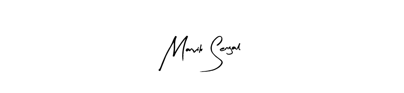 Make a beautiful signature design for name Manvik Sengal. Use this online signature maker to create a handwritten signature for free. Manvik Sengal signature style 8 images and pictures png