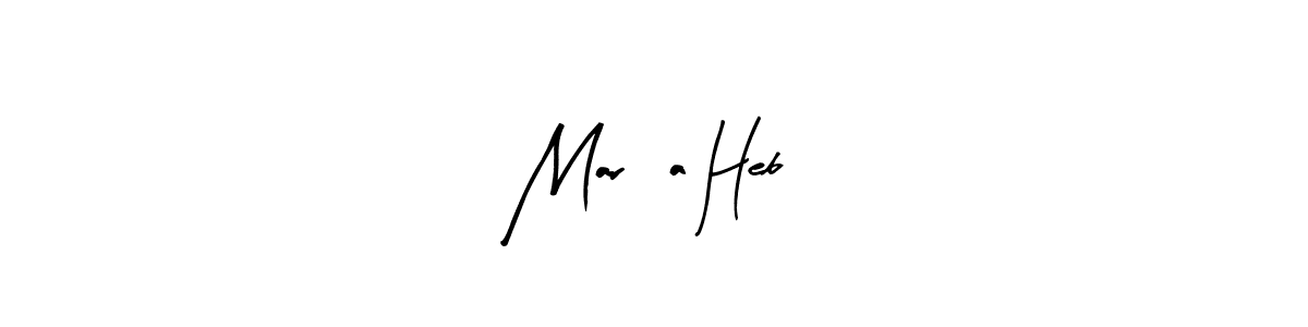 The best way (Arty Signature) to make a short signature is to pick only two or three words in your name. The name María Hebé include a total of six letters. For converting this name. María Hebé signature style 8 images and pictures png