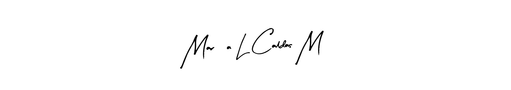 Make a beautiful signature design for name María L Caldas M. Use this online signature maker to create a handwritten signature for free. María L Caldas M signature style 8 images and pictures png