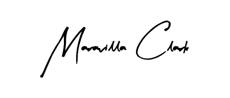 A modern signature idea for name Maravilla Clark using Arty Signature font. Clean strokes and elegant curves make it stand out instantly. Maravilla Clark signature style 8 images and pictures png
