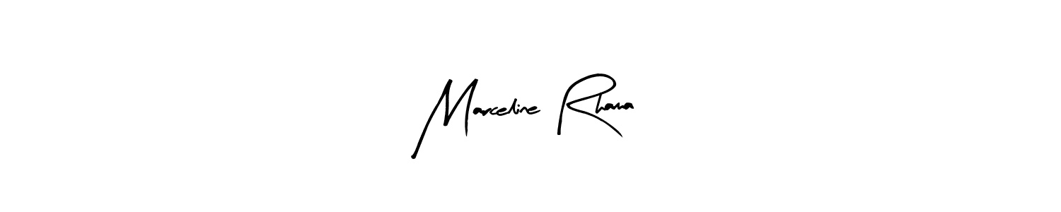 Make a short Marceline Rhama signature style. Manage your documents anywhere anytime using Arty Signature. Create and add eSignatures, submit forms, share and send files easily. Marceline Rhama signature style 8 images and pictures png