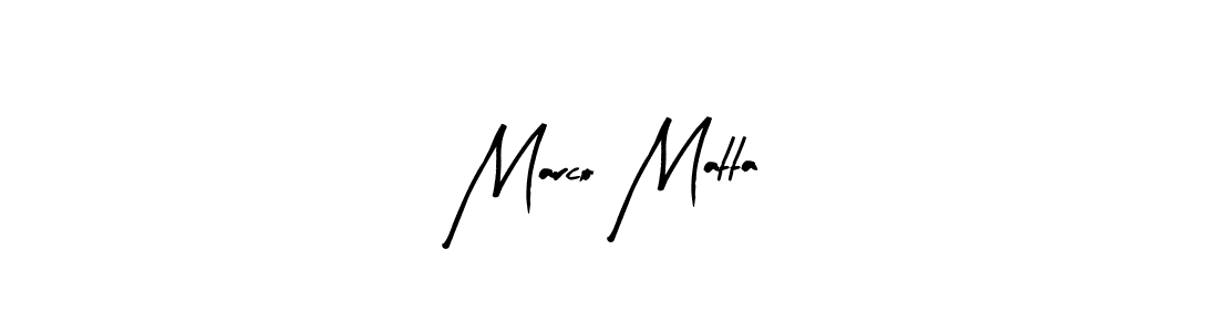 Marco Matta stylish signature style. Best Handwritten Sign (Arty Signature) for my name. Handwritten Signature Collection Ideas for my name Marco Matta. Marco Matta signature style 8 images and pictures png