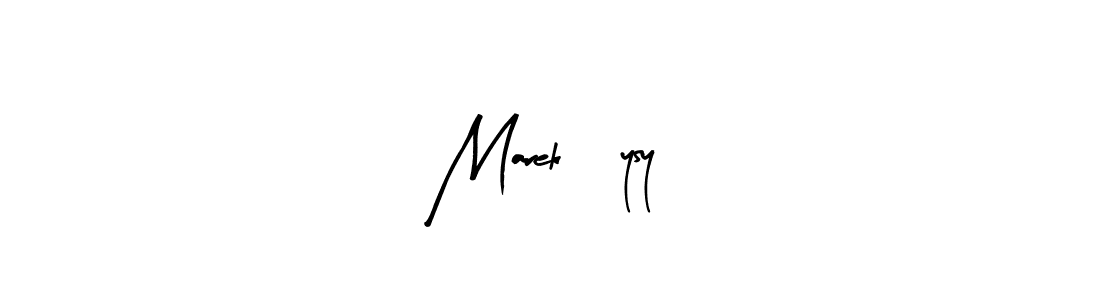 Marek Łysy stylish signature style. Best Handwritten Sign (Arty Signature) for my name. Handwritten Signature Collection Ideas for my name Marek Łysy. Marek Łysy signature style 8 images and pictures png