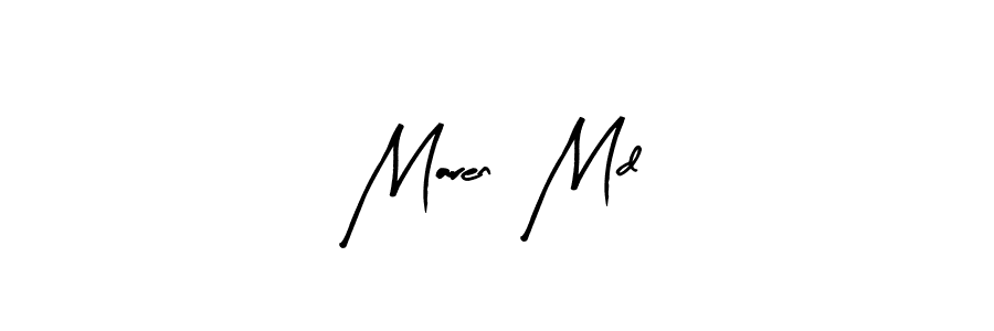 Make a beautiful signature design for name Maren  Md. Use this online signature maker to create a handwritten signature for free. Maren  Md signature style 8 images and pictures png