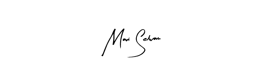 Arty Signature is a professional signature style that is perfect for those who want to add a touch of class to their signature. It is also a great choice for those who want to make their signature more unique. Get Mari Selvam name to fancy signature for free. Mari Selvam signature style 8 images and pictures png