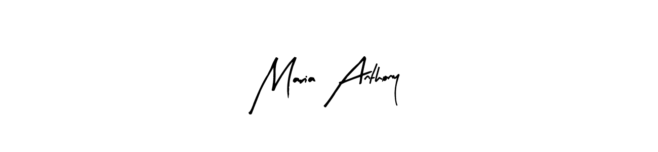 Use a signature maker to create a handwritten signature online. With this signature software, you can design (Arty Signature) your own signature for name Maria Anthony. Maria Anthony signature style 8 images and pictures png