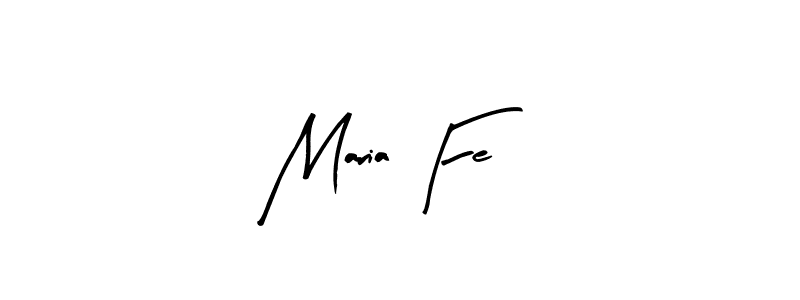 How to make Maria Fe name signature. Use Arty Signature style for creating short signs online. This is the latest handwritten sign. Maria Fe signature style 8 images and pictures png