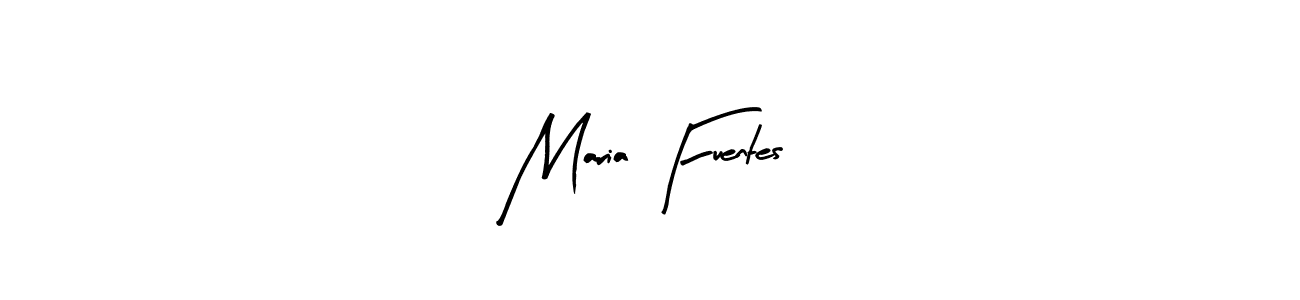 Make a beautiful signature design for name Maria Fuentes. With this signature (Arty Signature) style, you can create a handwritten signature for free. Maria Fuentes signature style 8 images and pictures png