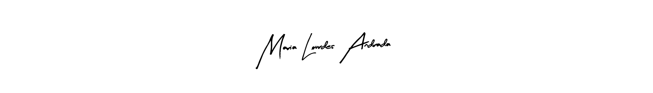 Similarly Arty Signature is the best handwritten signature design. Signature creator online .You can use it as an online autograph creator for name Maria Lourdes Andrada. Maria Lourdes Andrada signature style 8 images and pictures png