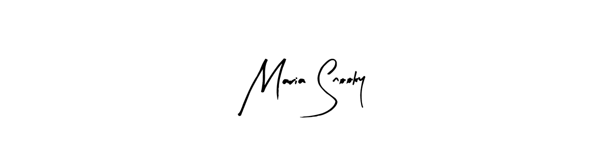 Use a signature maker to create a handwritten signature online. With this signature software, you can design (Arty Signature) your own signature for name Maria Snooky. Maria Snooky signature style 8 images and pictures png