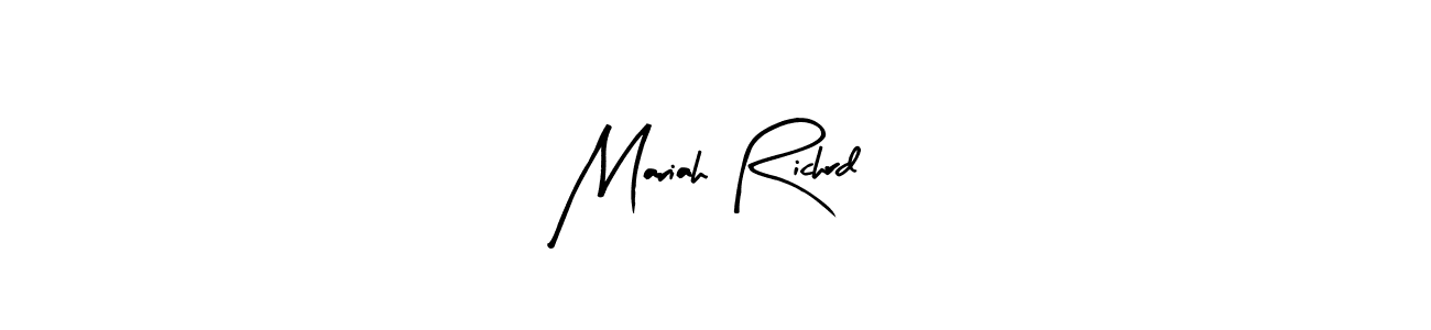 The best way (Arty Signature) to make a short signature is to pick only two or three words in your name. The name Mariah Richrd include a total of six letters. For converting this name. Mariah Richrd signature style 8 images and pictures png