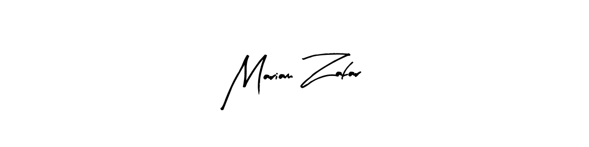 Also we have Mariam Zafar name is the best signature style. Create professional handwritten signature collection using Arty Signature autograph style. Mariam Zafar signature style 8 images and pictures png