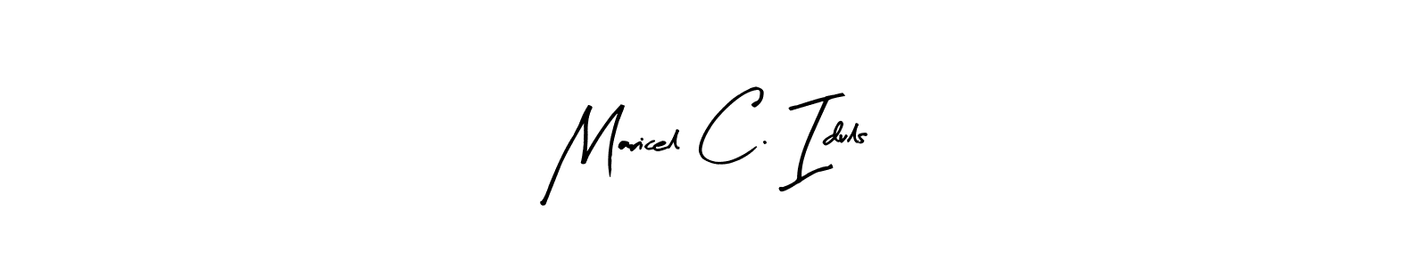 Design your own signature with our free online signature maker. With this signature software, you can create a handwritten (Arty Signature) signature for name Maricel C. Iduls. Maricel C. Iduls signature style 8 images and pictures png