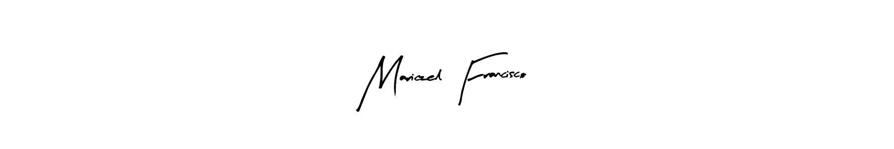 Also we have Mariczel Francisco name is the best signature style. Create professional handwritten signature collection using Arty Signature autograph style. Mariczel Francisco signature style 8 images and pictures png