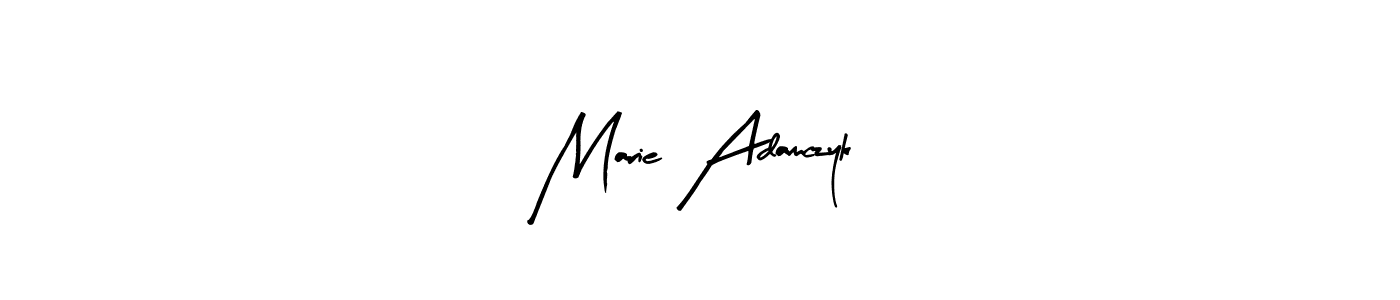 Similarly Arty Signature is the best handwritten signature design. Signature creator online .You can use it as an online autograph creator for name Marie Adamczyk. Marie Adamczyk signature style 8 images and pictures png