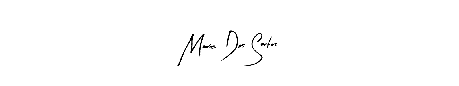 Create a beautiful signature design for name Marie Dos Santos. With this signature (Arty Signature) fonts, you can make a handwritten signature for free. Marie Dos Santos signature style 8 images and pictures png