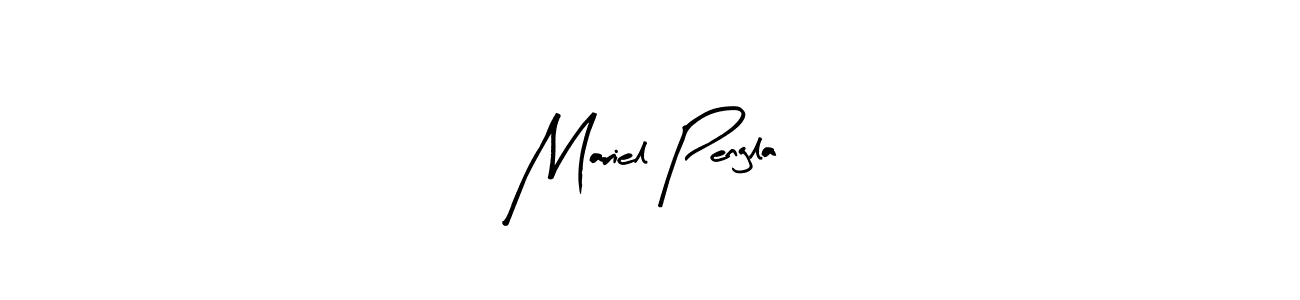 How to Draw Mariel Pengla signature style? Arty Signature is a latest design signature styles for name Mariel Pengla. Mariel Pengla signature style 8 images and pictures png