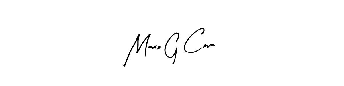 The best way (Arty Signature) to make a short signature is to pick only two or three words in your name. The name Mario G Cova include a total of six letters. For converting this name. Mario G Cova signature style 8 images and pictures png