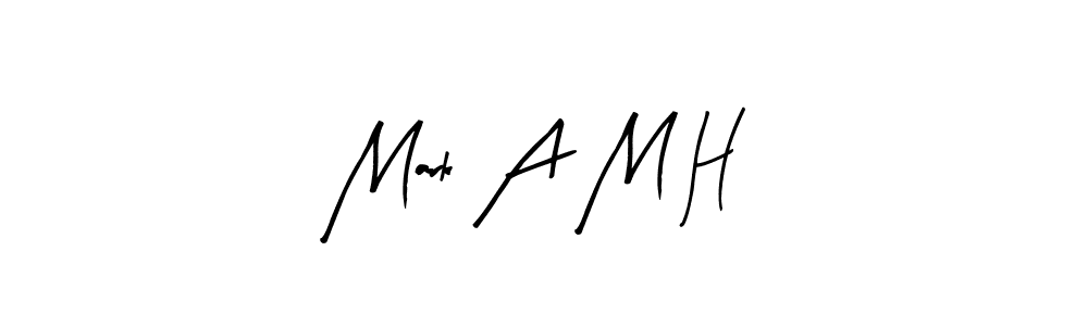 Here are the top 10 professional signature styles for the name Mark A M H. These are the best autograph styles you can use for your name. Mark A M H signature style 8 images and pictures png