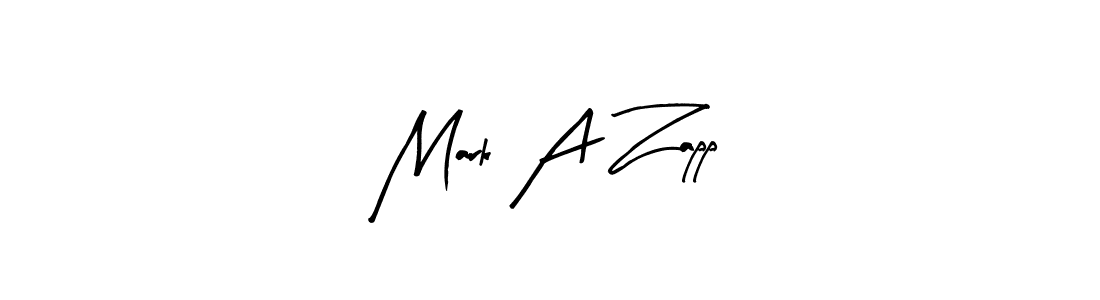 How to make Mark A Zapp signature? Arty Signature is a professional autograph style. Create handwritten signature for Mark A Zapp name. Mark A Zapp signature style 8 images and pictures png