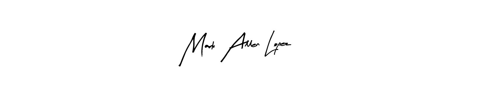 Here are the top 10 professional signature styles for the name Mark Allen Lopez. These are the best autograph styles you can use for your name. Mark Allen Lopez signature style 8 images and pictures png