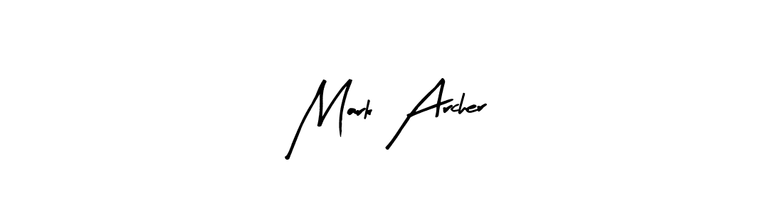 Arty Signature is a professional signature style that is perfect for those who want to add a touch of class to their signature. It is also a great choice for those who want to make their signature more unique. Get Mark Archer name to fancy signature for free. Mark Archer signature style 8 images and pictures png