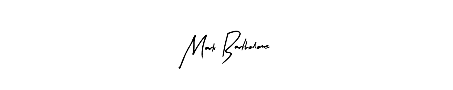 Arty Signature is a professional signature style that is perfect for those who want to add a touch of class to their signature. It is also a great choice for those who want to make their signature more unique. Get Mark Bartholome name to fancy signature for free. Mark Bartholome signature style 8 images and pictures png